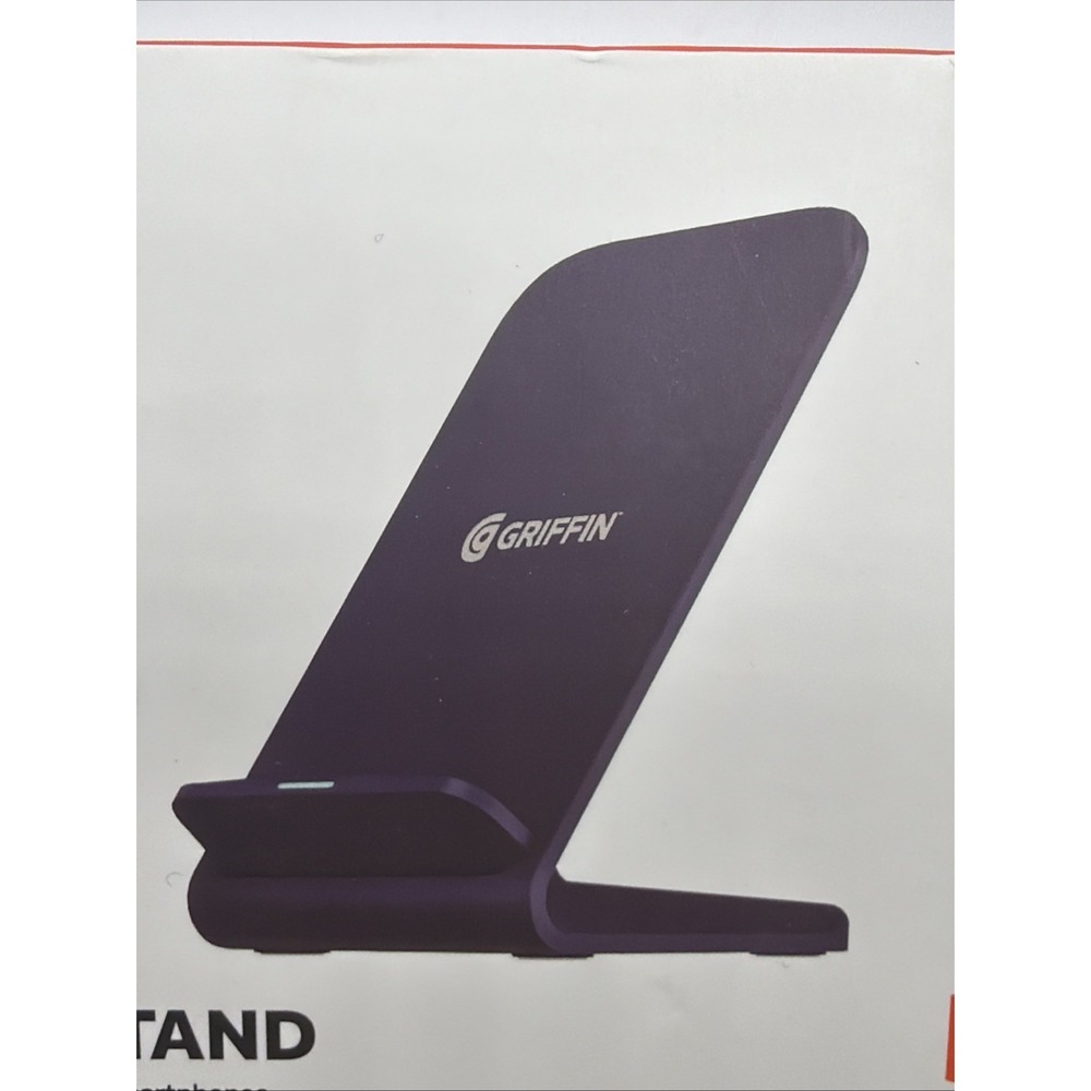 Griffin 10W Wireless Charging Stand (Black) Qi Compatible Smartphones Sealed
